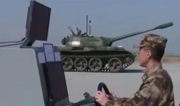 China is testing unmanned tanks which could be equipped with artificial intelligence | CCTV Video Gr- India TV Hindi