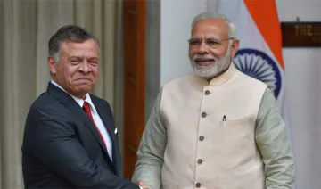 King of Jordan Abdullah II Bin Al-Hussein and PM Narendra Modi | PTI Photo- India TV Hindi