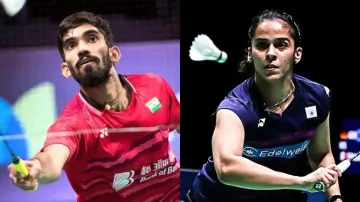 <p>Srikanth, Saina</p> <p> </p>- India TV Hindi