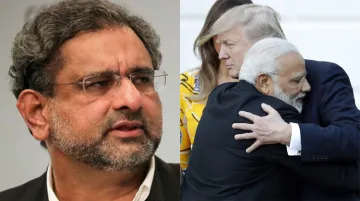 Shahid Khaqan Abbasi, Donald Trump and Narendra Modi | AP Photos- India TV Hindi