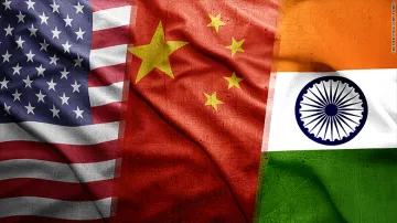 US China India Flag- India TV Paisa