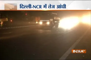 Thunderstorm knock in Delhi-NCR, high alert in entire north India- India TV Hindi