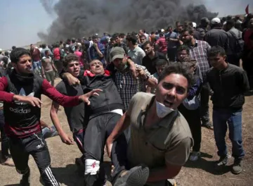 <p>Israeli forces kill dozens in Gaza as US Embassy opens...- India TV Hindi
