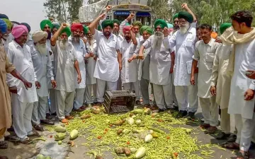 Second day of farmers nationwide strike, vegetable and milk supplies take the hit- India TV Hindi
