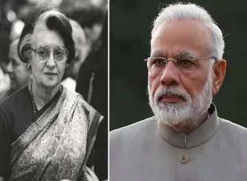 <p>indira gandhi and pm modi</p>- India TV Hindi