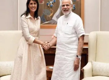 <p>Nikki Haley and PM Modi</p>- India TV Hindi