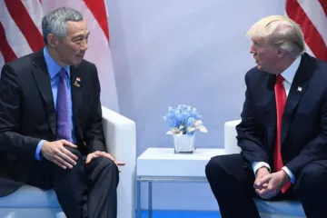 <p> Trump thanked the Prime Minister of Singapore for...- India TV Hindi
