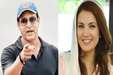 <p>Wasim Akram, reham Khan</p>- India TV Hindi