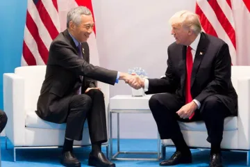 <p>US President Donald Trump to meet PM Lee</p>- India TV Hindi