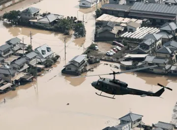 <p>जापान में बाढ़ के...- India TV Hindi