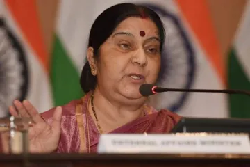 <p>Sushma Swaraj to visit Bahrain on Saturday</p>- India TV Hindi