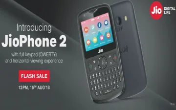 Flash Sale of JioPhone 2 on August 16th says Reliance Jio- India TV Paisa