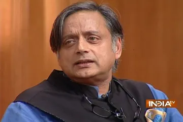 Shashi Tharoor in Aap ki Adalat- India TV Hindi