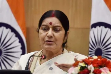 Hindi weekly news bulletin from UN has begun, says Sushma Swaraj | PTI File- India TV Hindi