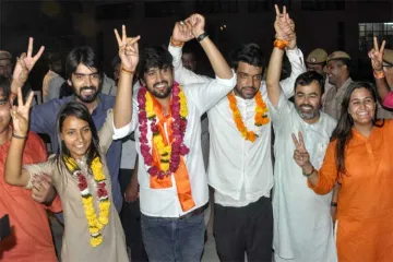 <p>DUSU ELECTION RESULT</p>- India TV Hindi