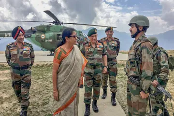 <p>Defence Minister Nirmala Sitharaman with Army Chief Gen....- India TV Hindi