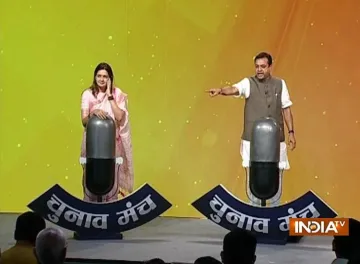 Chunav Manch: Rahul, Sonia looted the earnings of people of Madhya Pradesh, says Sambit Patra- India TV Hindi