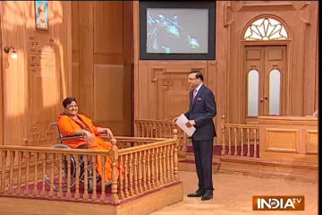 Malegaon blast accused Sadhvi Pragya tells Aap Ki Adalat, ‘I can join politics if needed’- India TV Hindi