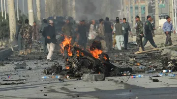 Suicide bomber kills 14 at election rally in Afghanistan- India TV Hindi