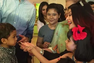 Aishwarya Rai Bachchan celebrates nephew's birthday with daughter Aaradhya Bachchan- India TV Hindi