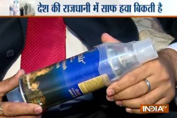 <p>Canned ‘pure and clean’ air being sold in...- India TV Hindi
