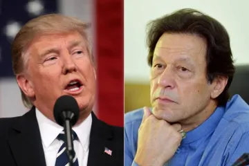 Donald Trump and Imran Khan | AP/Facebook- India TV Hindi
