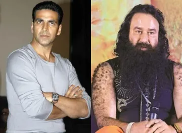 <p>Akshay kumar and gurmeet Ram rahim</p>- India TV Hindi