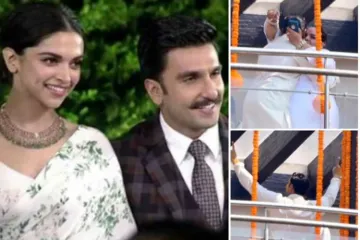 Deepika Padukone, Ranveer Singh wedding: See first pictures from Haldi ceremony- India TV Hindi