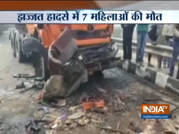 <p>Jhajjar Accident </p>- India TV Hindi