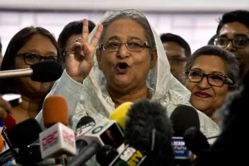 Sheikh Hasina wins Bangladesh elections as opposition rejects polls | AP- India TV Hindi