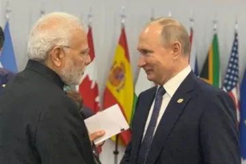 PM Modi interacts with Trump, Putin and May on sidelines of G-20 | Twitter- India TV Hindi