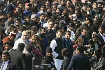 <p>Rahul Gandhi gets front row seat at 70th Republic Day</p>- India TV Hindi