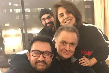 Aamir Khan met Rishi Kapoor - India TV Hindi