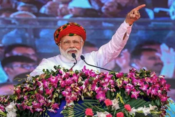 <p>PM Narendra Modi in Jamnagar</p>- India TV Hindi