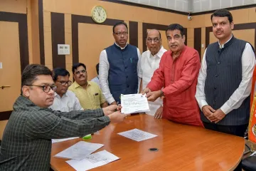 <p>Bhartiya Janta Party (BJP) candidate Nitin Gadkari files...- India TV Hindi