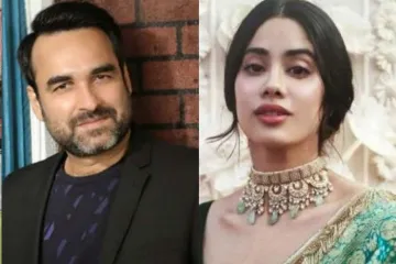 <p>jhnavi kapoor and pankaj tripathi</p>- India TV Hindi