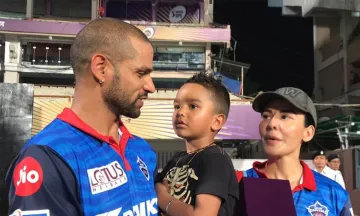 <p>Shikhar Dhawan Aaisha Dhawan Delhi Capitals IPL 2019...- India TV Hindi