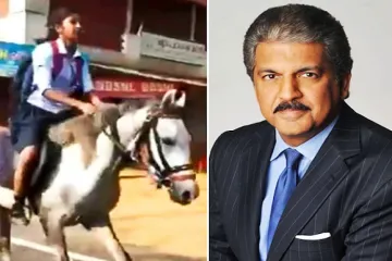 <p>घोड़े पर सवार होकर...- India TV Hindi
