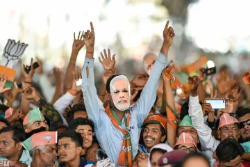 <p>BJP Supporters</p>- India TV Hindi