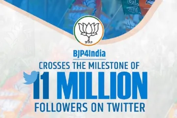 <p>BJP crosses the milestone of 11 million followers on...- India TV Hindi