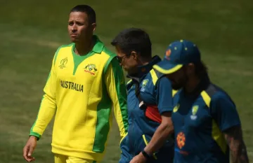 Usman Khawaja has been taken to hospital for scans on his jaw after he retired hurt in Australia’s p- India TV Hindi
