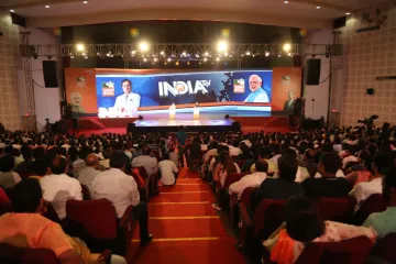 <p>PM Modi on India TV</p>- India TV Hindi