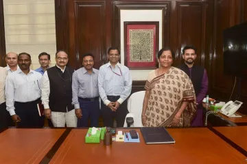 Nirmala Sitharaman takes charge as Minister of Finance and Corporate Affairs- India TV Hindi