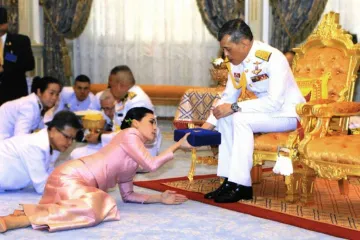 <p>Thailand's King Maha Vajiralongkorn and Queen Suthida</p>- India TV Hindi