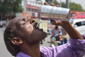 <p>India battles heatwave conditions, Churu hottest at 50.3...- India TV Hindi