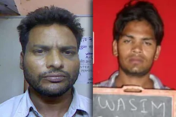 Two arrested after an encounter between police and criminals in Ghazipur of Delhi.- India TV Hindi