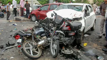 Brothers killed in Jaipur as car hits motorcycle at JDA Circle | PTI- India TV Hindi