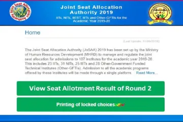 <p>JOSAA SEAT ALLOTMENT COUNSELLING 2019</p>- India TV Hindi