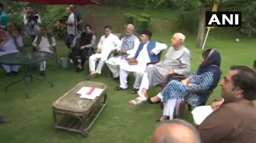 <p>Leaders of political parties of Jammu and Kashmir</p>- India TV Hindi