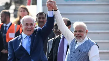 <p>Narendra Modi and Benjamin Netanyahu</p>- India TV Hindi